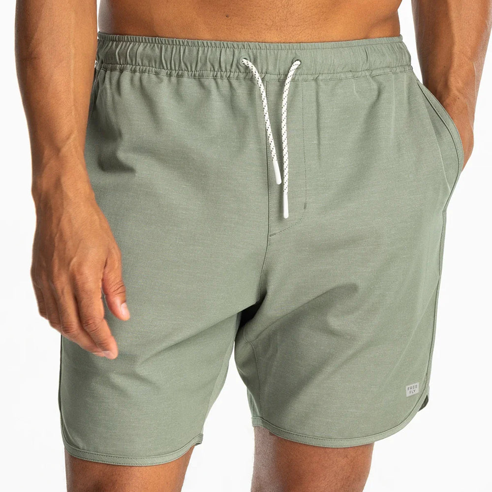 
                      
                        The Agave Green Men's Reverb Short from Free Fly is available to shop at Harbour Thread. 
                      
                    