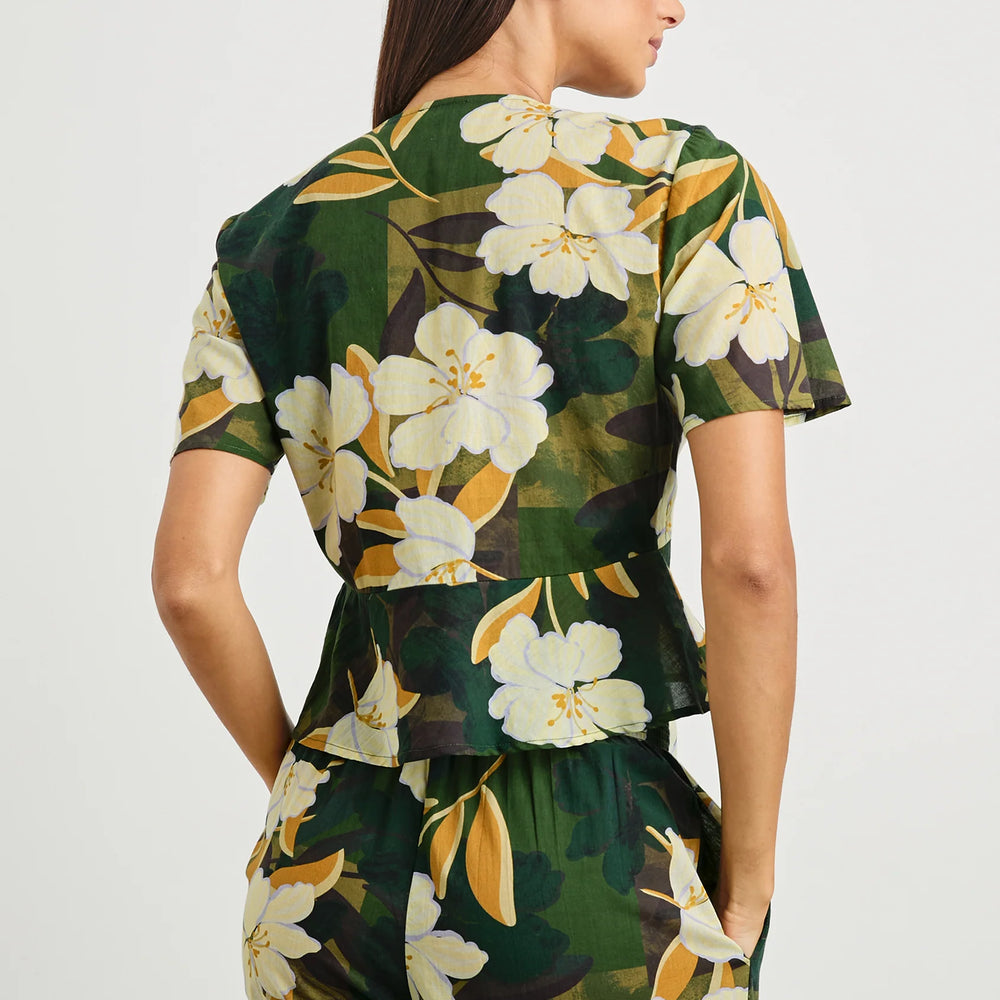 
                      
                        Women floral print peplum top
                      
                    