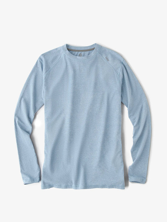 Load image into Gallery viewer, TASC Carrollton Long Sleeve Fitness T-Shirt - Chambray Heather
