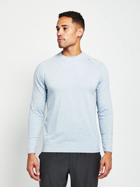 Load image into Gallery viewer, TASC Carrollton Long Sleeve Fitness T-Shirt - Chambray Heather
