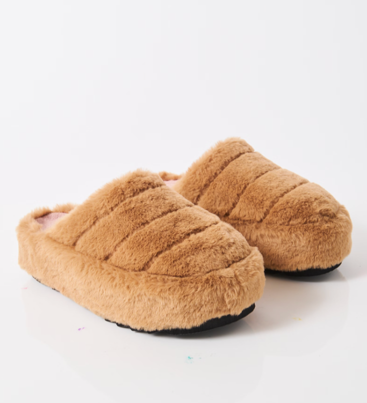 The Teddy It's A Vibe Platform Slippers by Free People