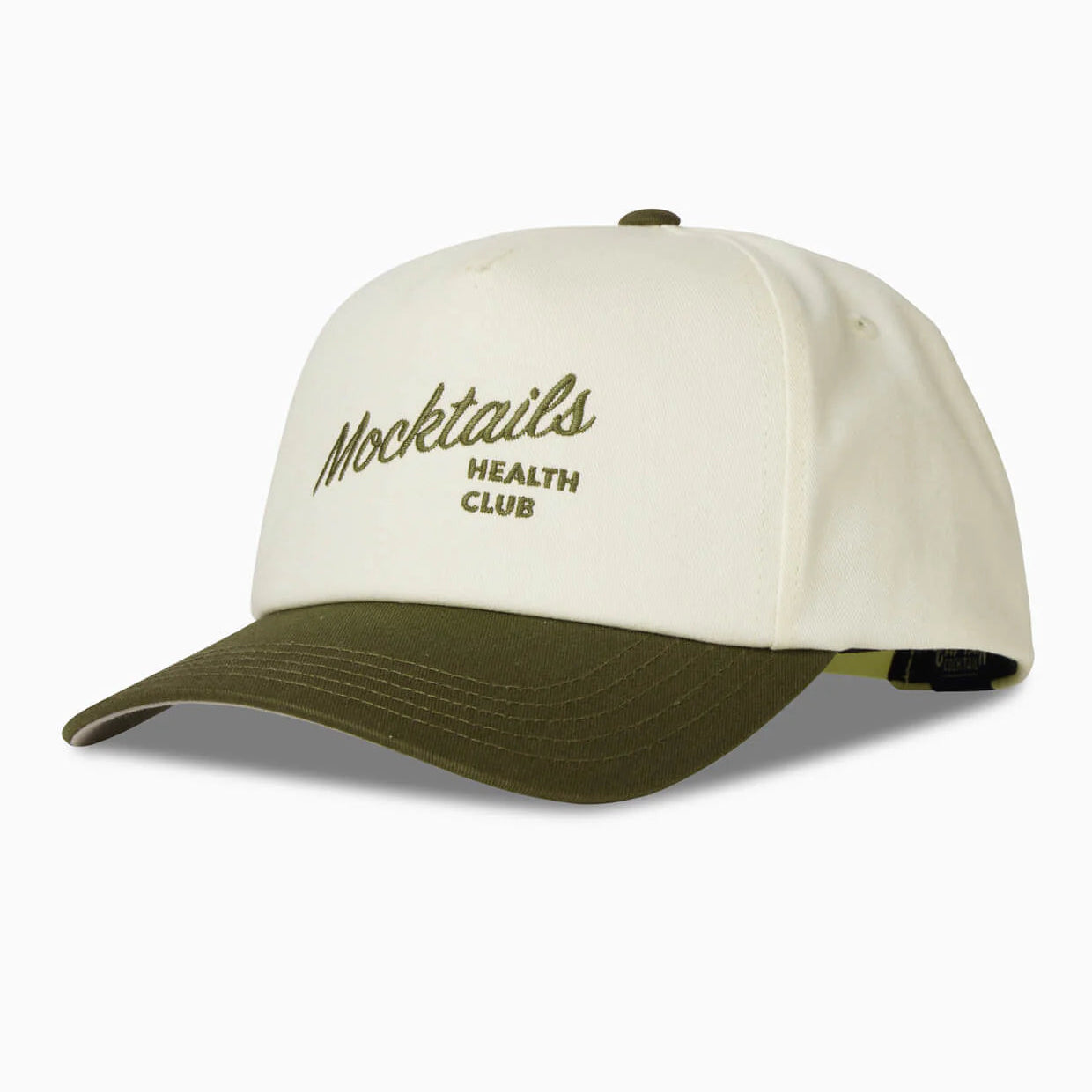 Toes on the Nose Mocktails 5 Panel Twill Hat in Olive