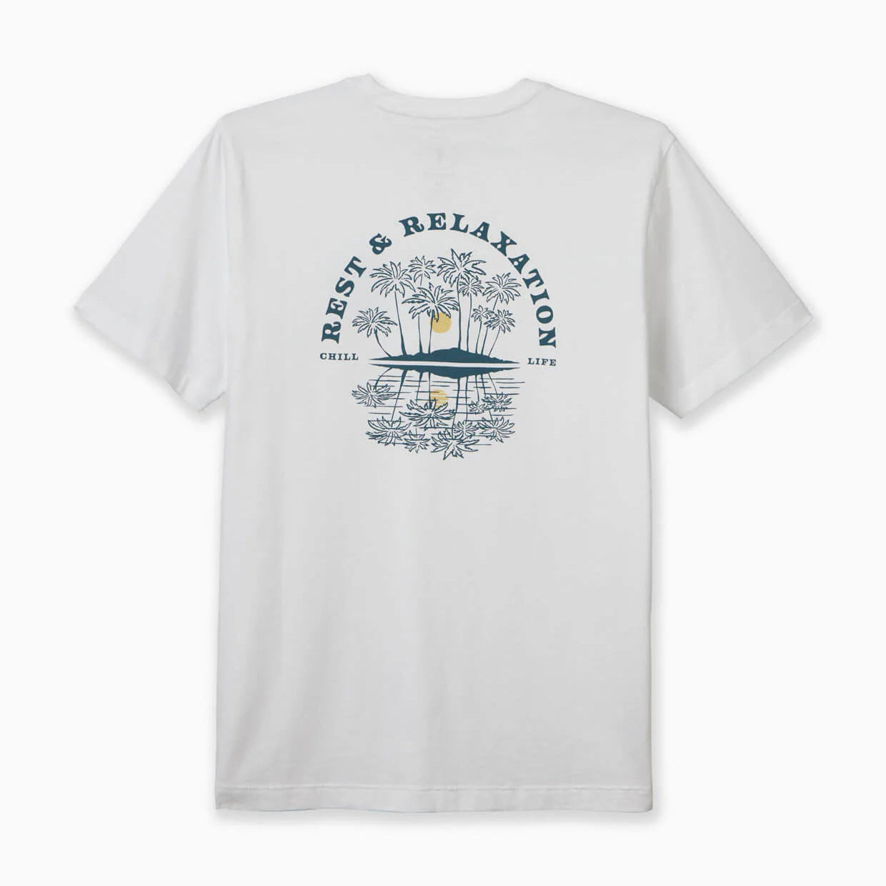 Toes on the Nose Rest & Relaxation T-Shirt in White