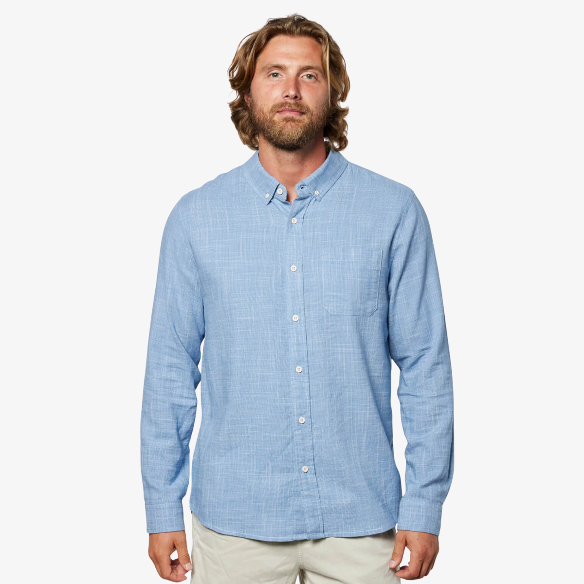 Toes On The Nose Breezeway Longsleeve Button-Up Shirt