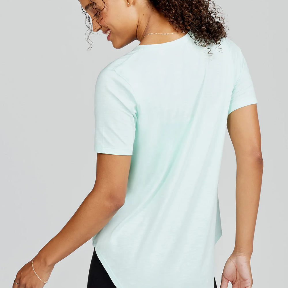 
                      
                        Back view of the Serene Longline T-Shirt by tasc Performance
                      
                    