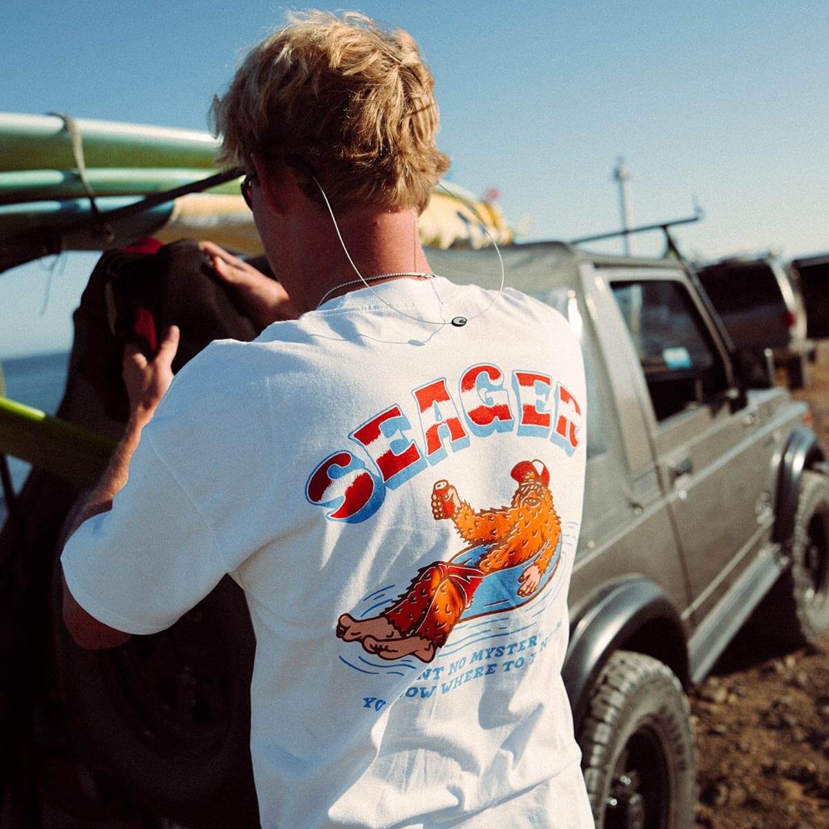 New Seager men's t-shirts at Harbour Thread