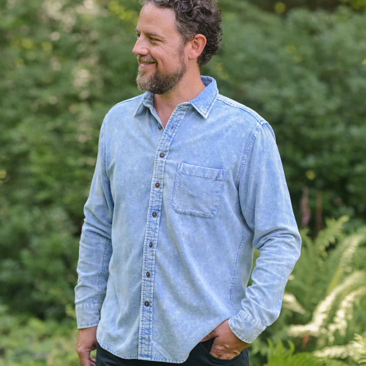 One World Brothers Cape Bretton Sky Corduroy Shirt