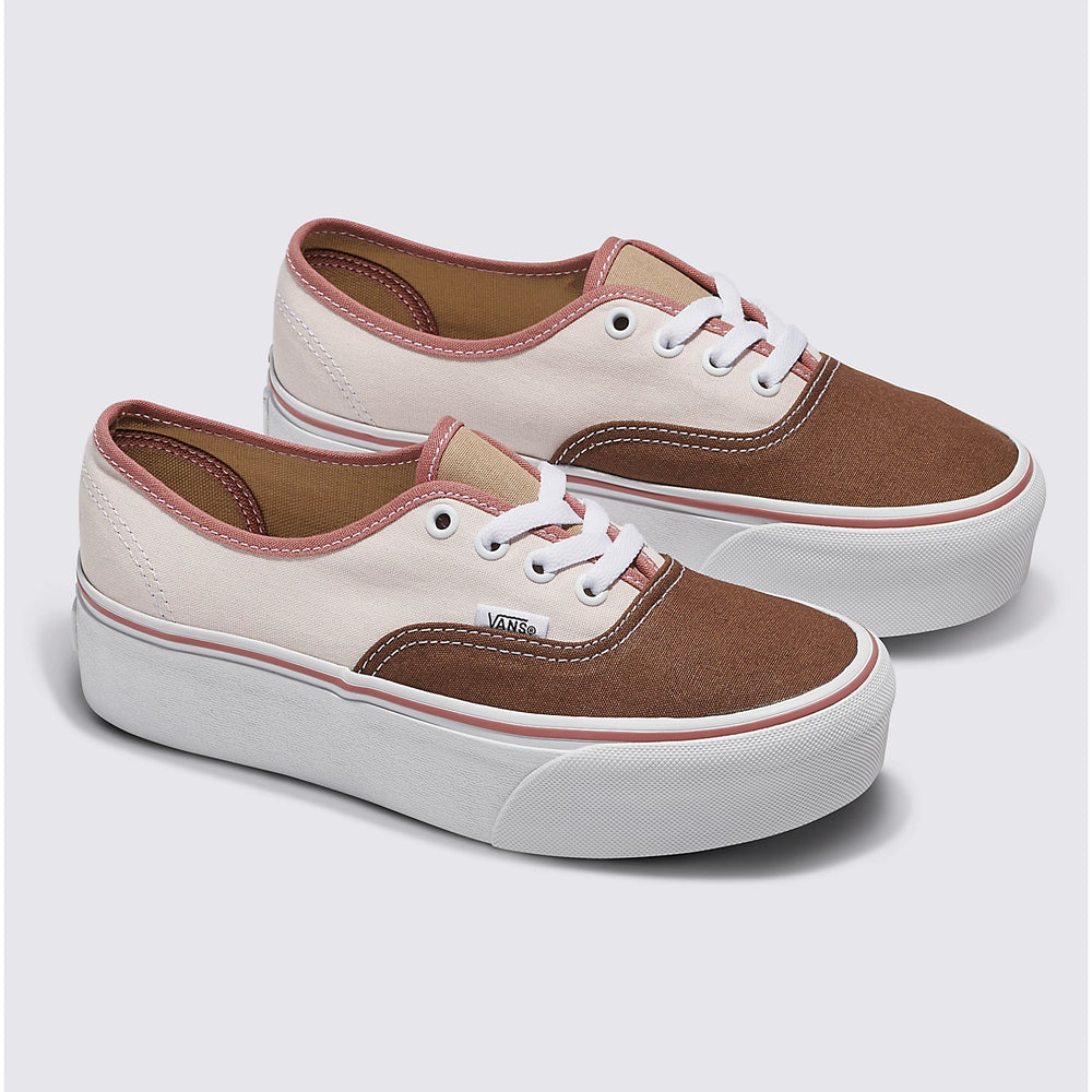 Vans Women's Authentic Stackform Shoe - Earthy Blocking Multi