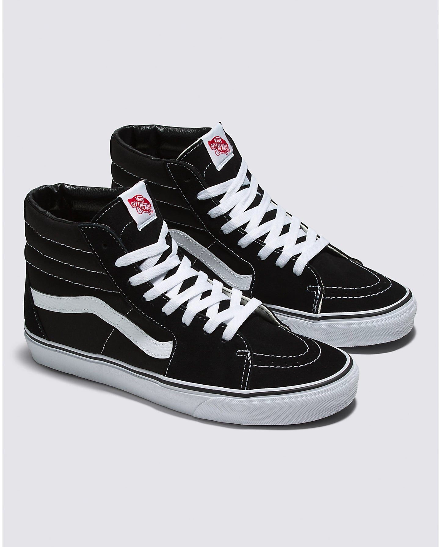 Vans Women's Sk8-Hi Sneakers - Black/Black/White