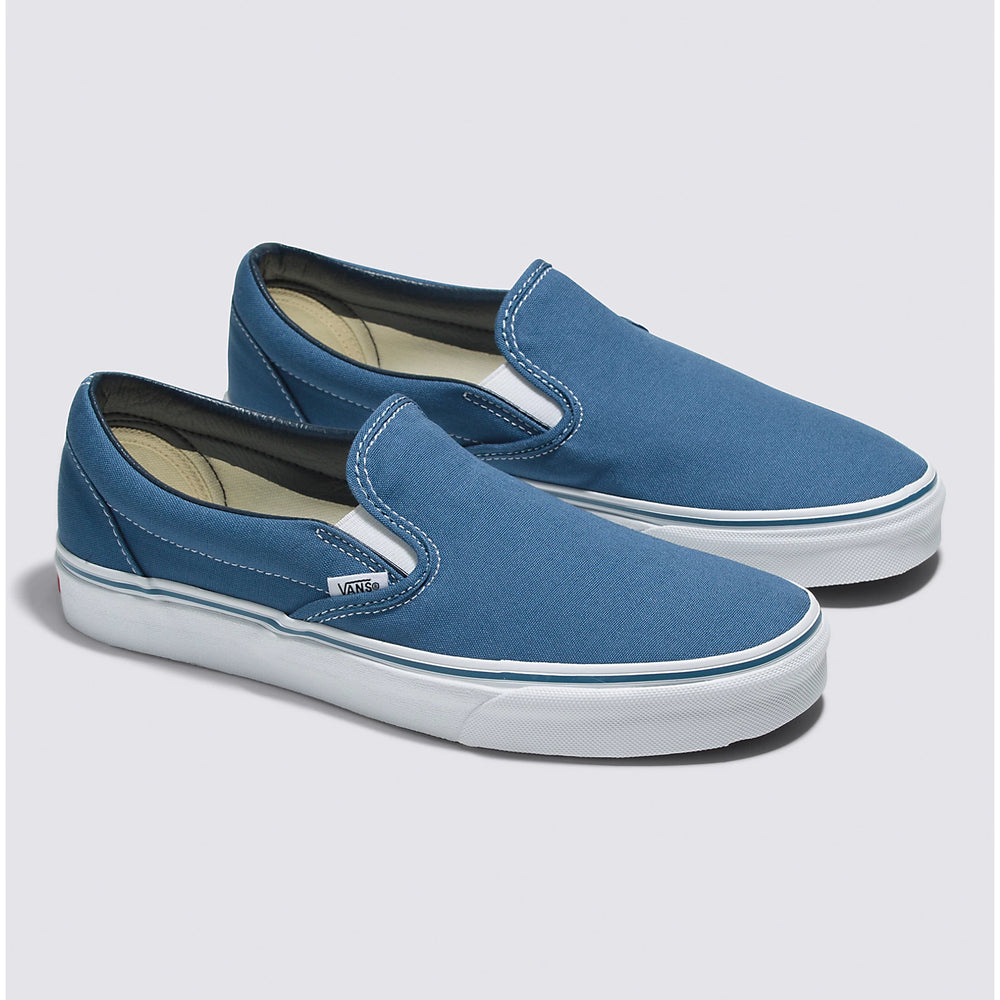 Vans Classic Slip-On Sneakers in the color Navy