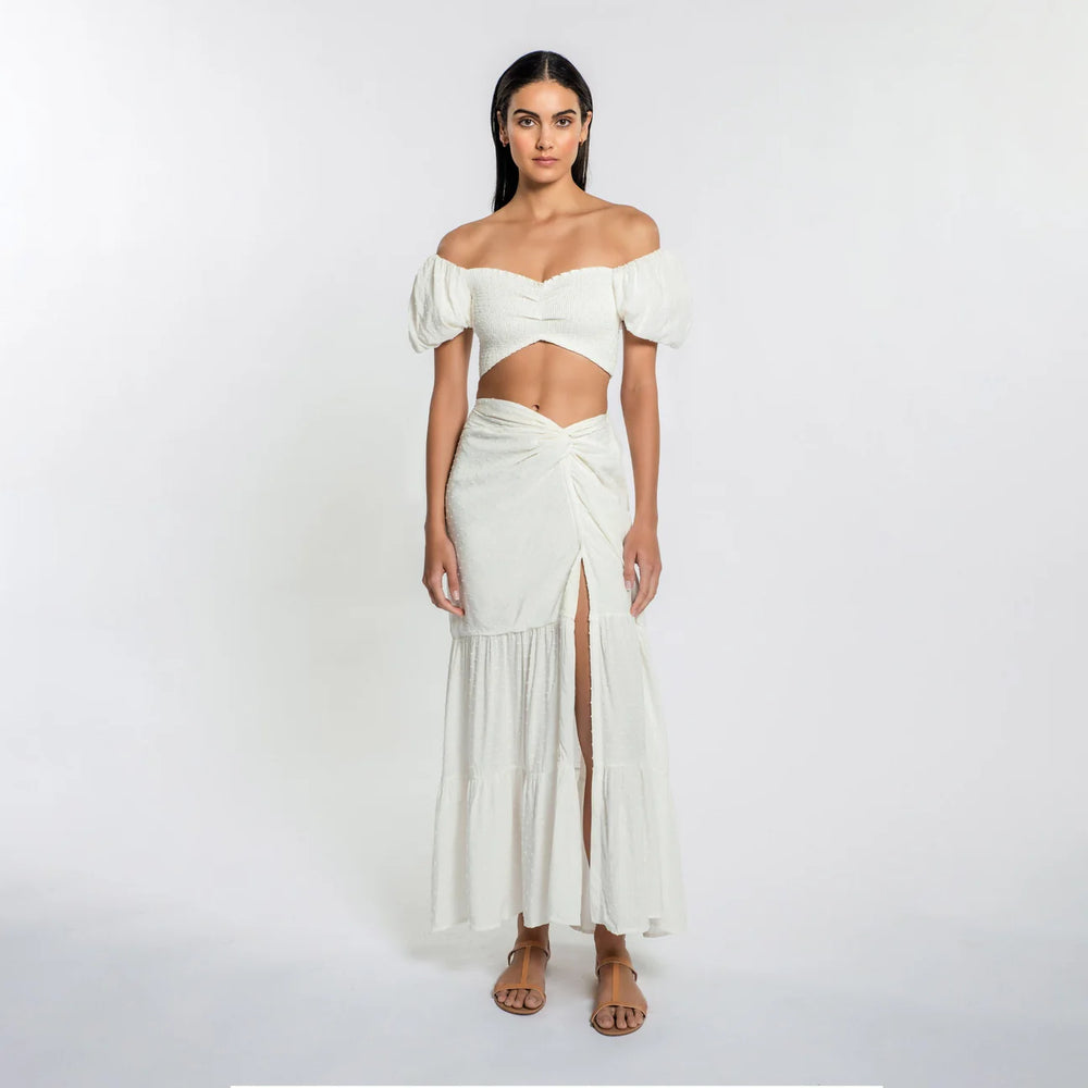 
                      
                        The White Lotus Valentina Skirt by Peixoto
                      
                    