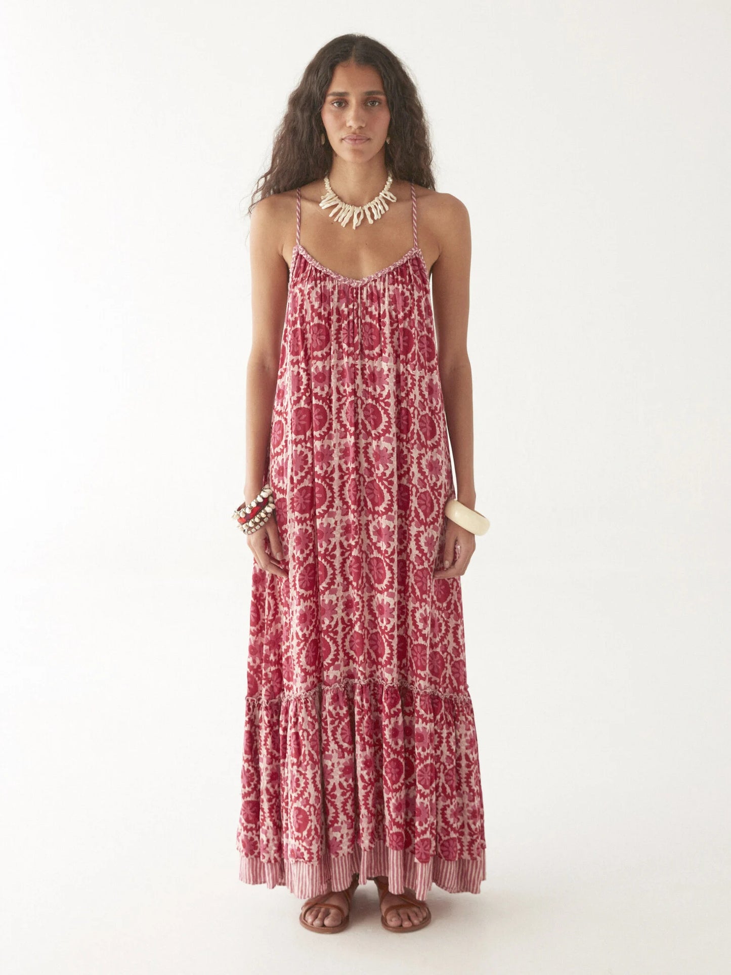 For effortless summer style, shop the Flamingo Grooves Valeria Dress by Maison Hotel, available at Harbour Thread