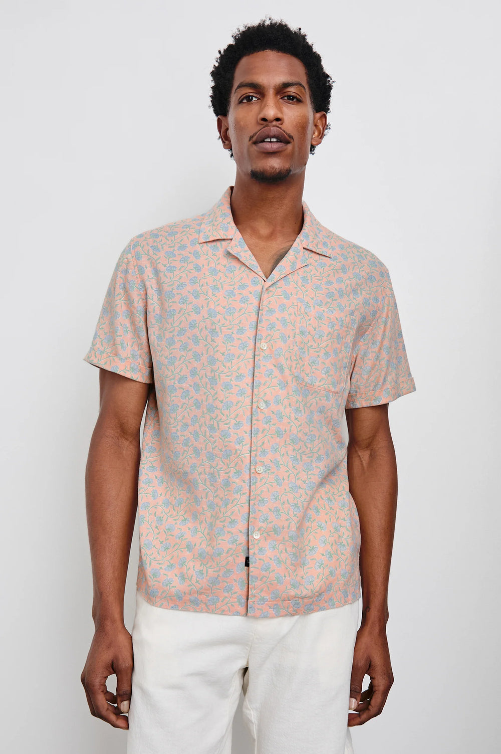 The Waimea Shirt by Rails is available at Harbour Thread in the color Floral Batik Blossom