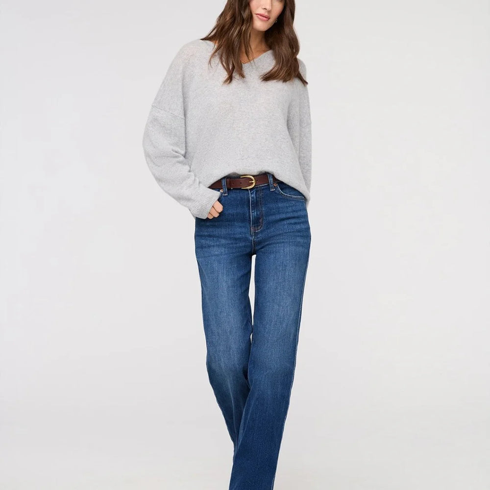 Shop the DUER Women's Performance Denim+ High Rise Straight in the color Blue Maize at Harbour Thread boutique!