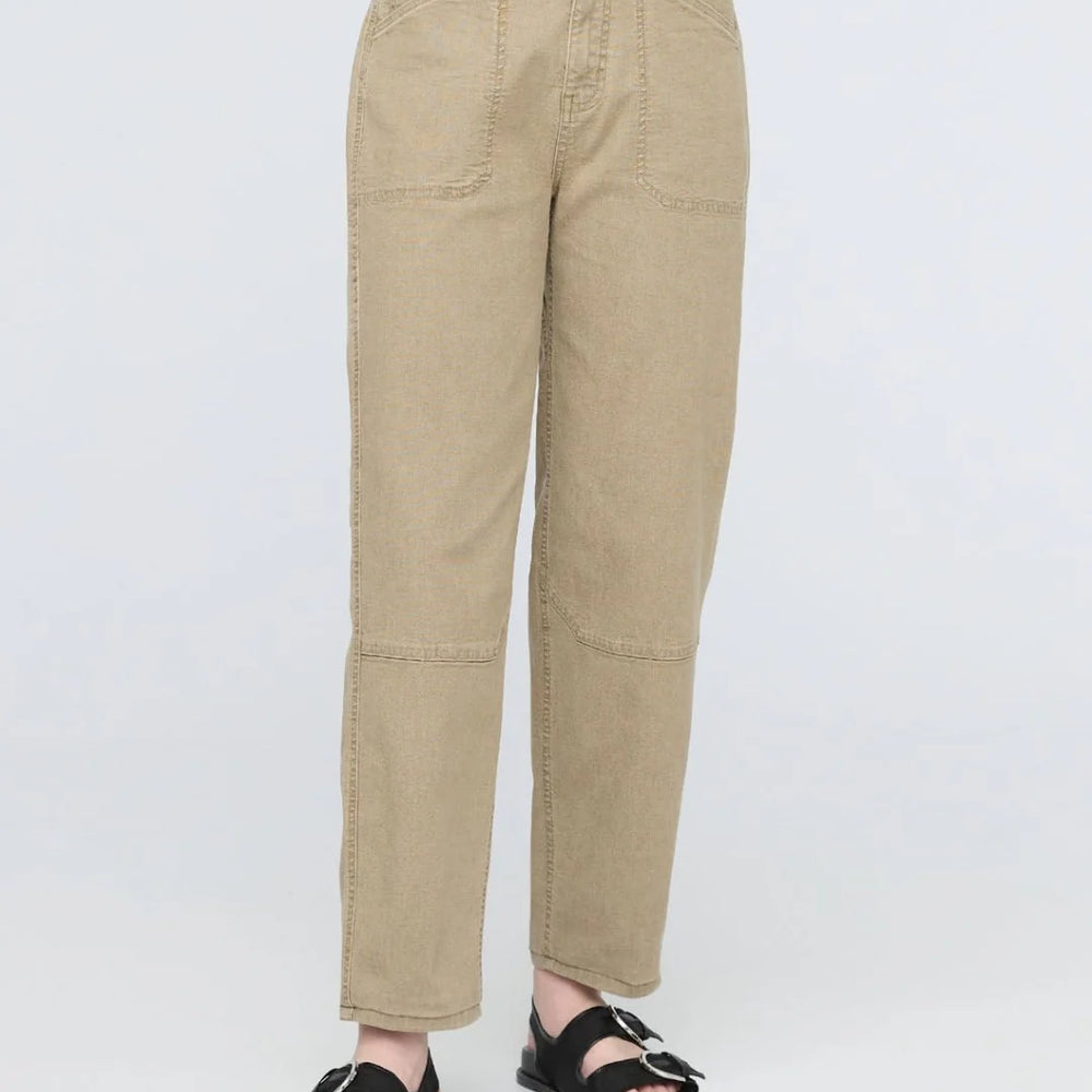 The DUER Women's Stretch Canvas Utility Pant in the color Tan