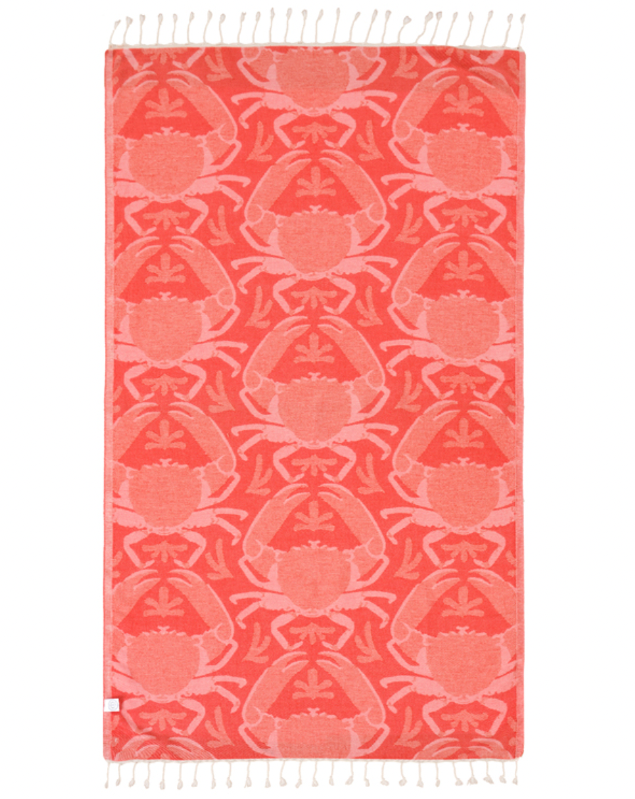 The Sand Cloud Crabby Towel at Harbour Thread