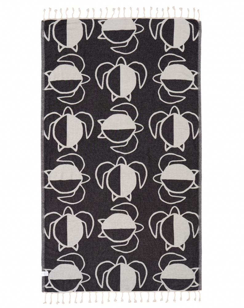 Shop the Sand Cloud Turtle Checkers Towel at Harbour Thread