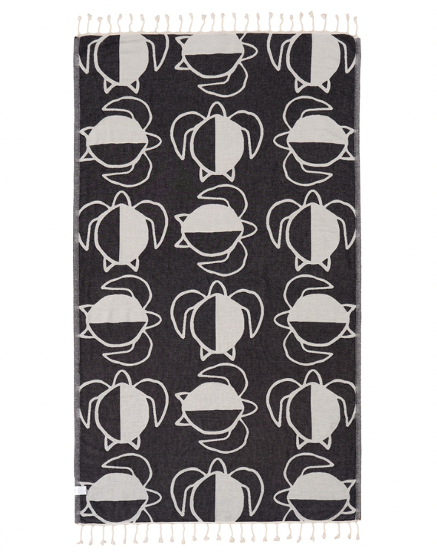 Shop the Sand Cloud Turtle Checkers Towel at Harbour Thread