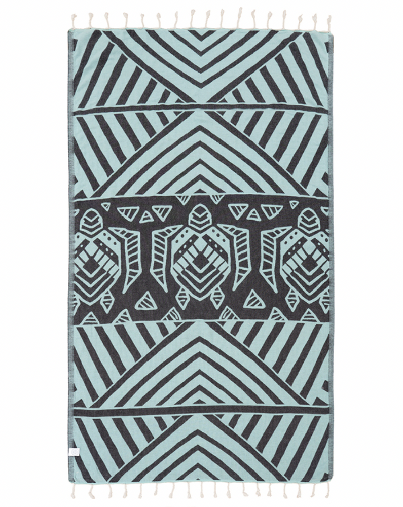 Shop the Sand Cloud Geo Turtle Towel at Harbour Thread