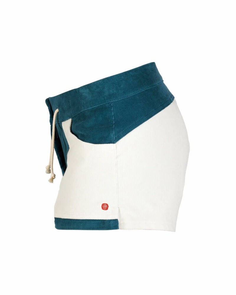 
                      
                        Side view of the Elemental Blue/Natural 3Incher Women's Concord Shorts by Amundsen Sports
                      
                    