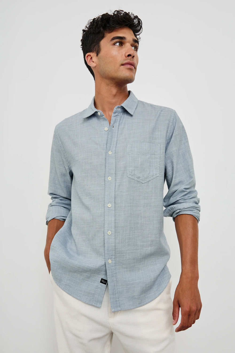 Shop the soft cotton long sleeve Wyatt button down shirt by Rails at Harbour Thread.