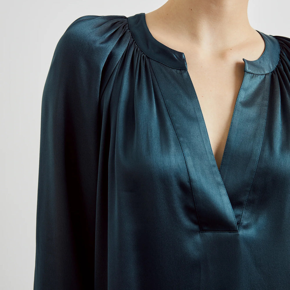 
                      
                        Design detail on the Deep Sea Wynna Top by Rails
                      
                    