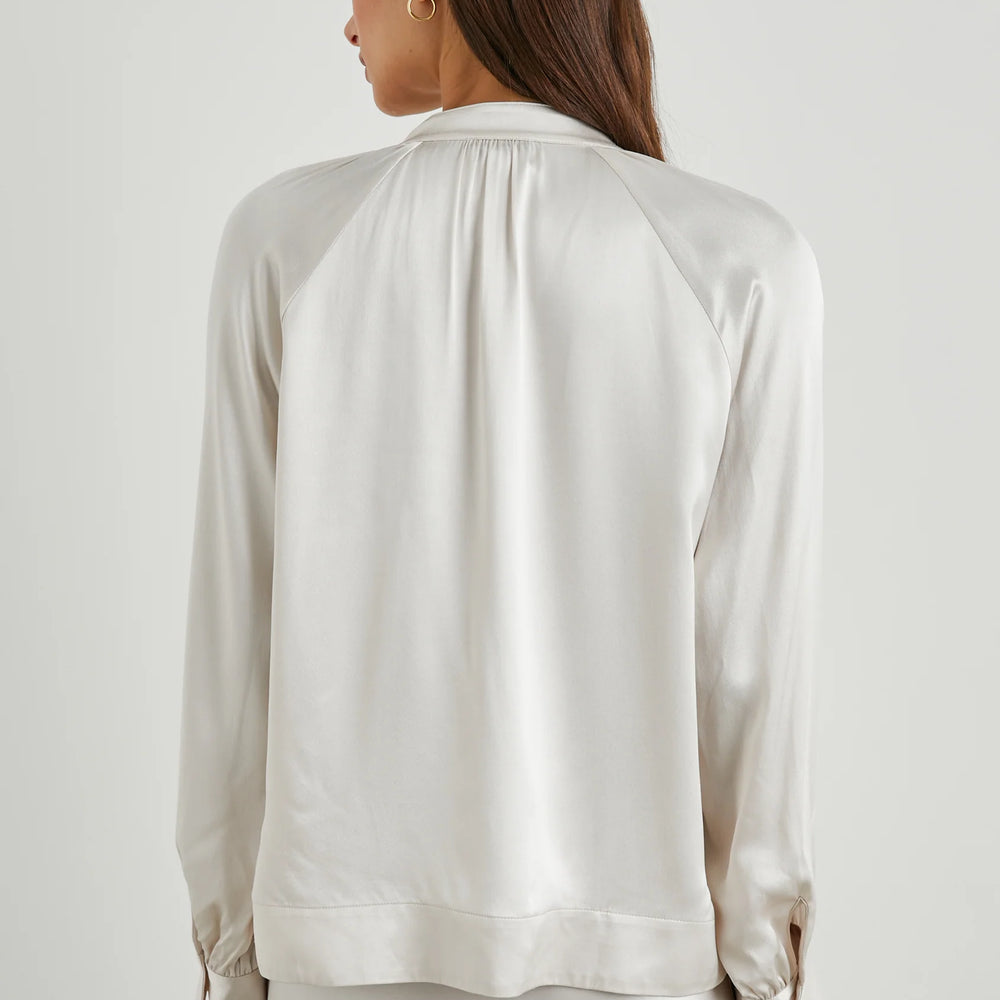 Back view of the Ivory Wyna Top by Rails