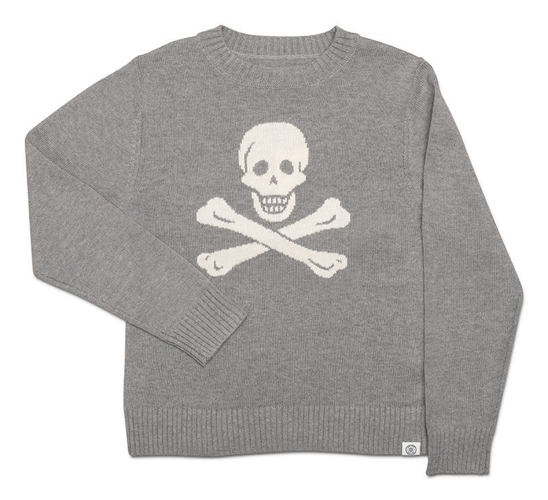 The Long Wharf Supply Women's Bonny SeaWell Sweater in the color Grey