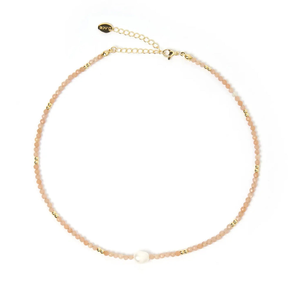 
                      
                        The Mila Gemstone and Pearl Choker by Arms of Eve
                      
                    