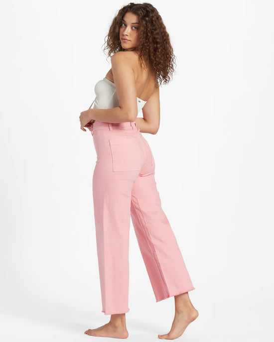 Back view of the pink Free Fall pants from Billabong