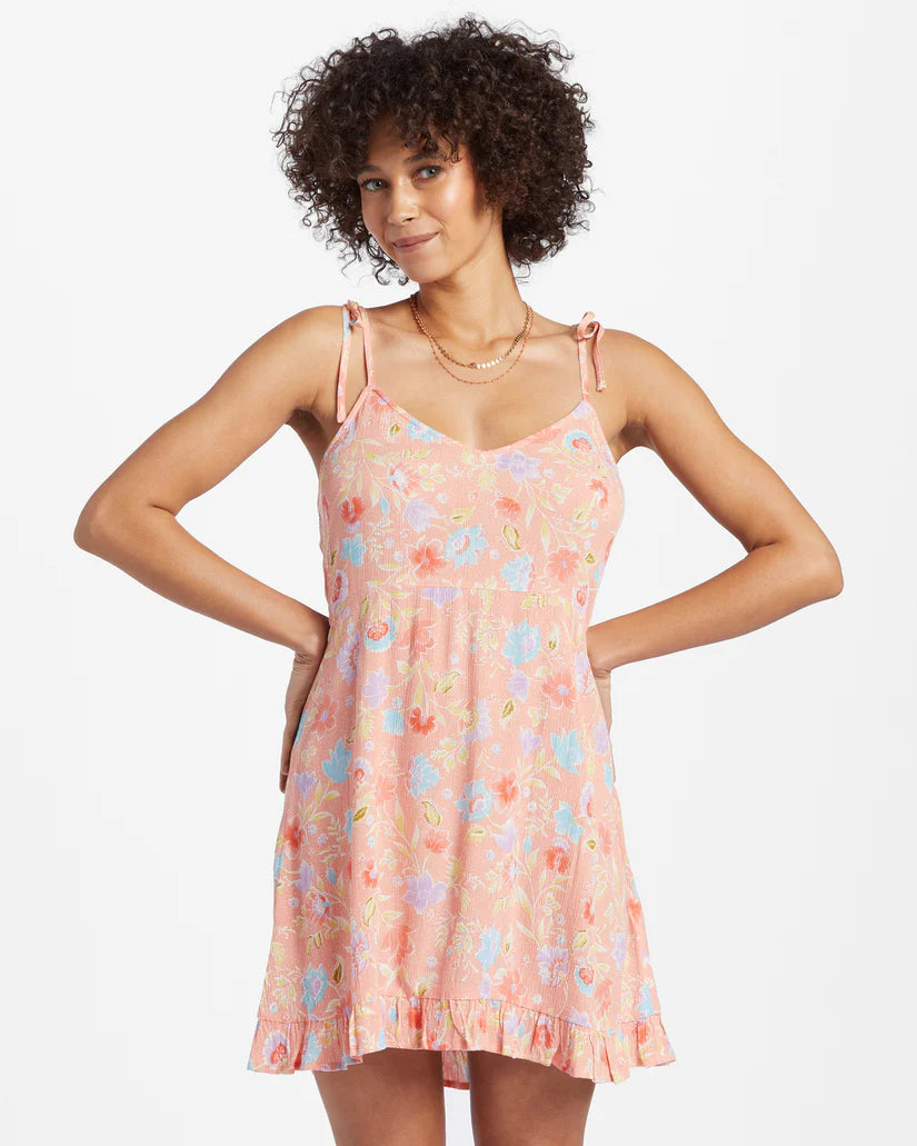 The Heart Breaker Strappy Mini Dress by Billabong