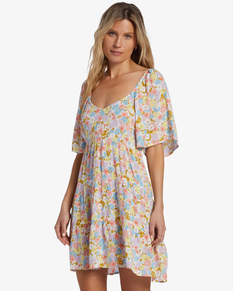 
                      
                        Front view of the Take A Chance Babydoll Dress by Billabong
                      
                    