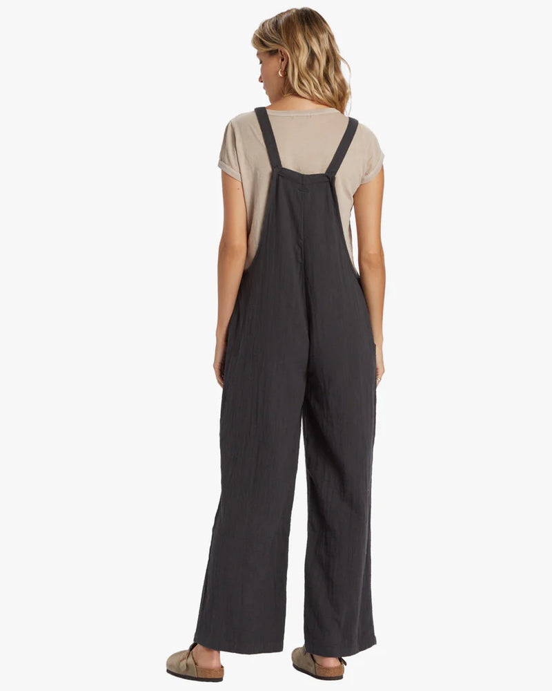 
                      
                        Back view of the Billabong Pacific Time Jumpsuit in the color Black Sands
                      
                    