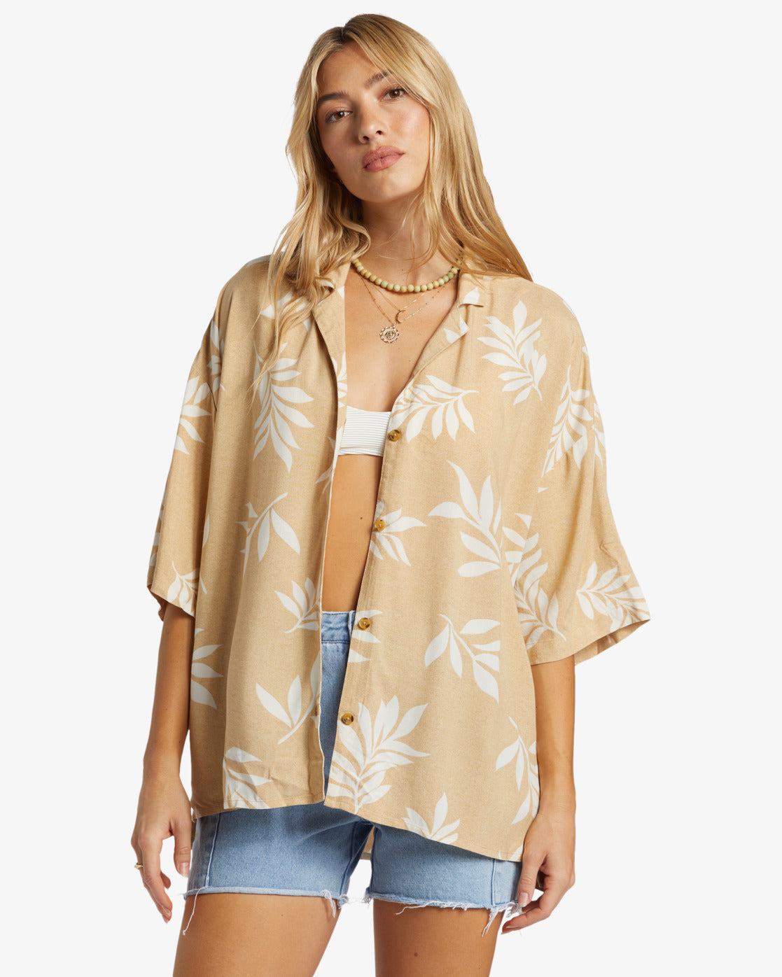 The Beach Side Oversized Short Sleeve Shirt by Billabong