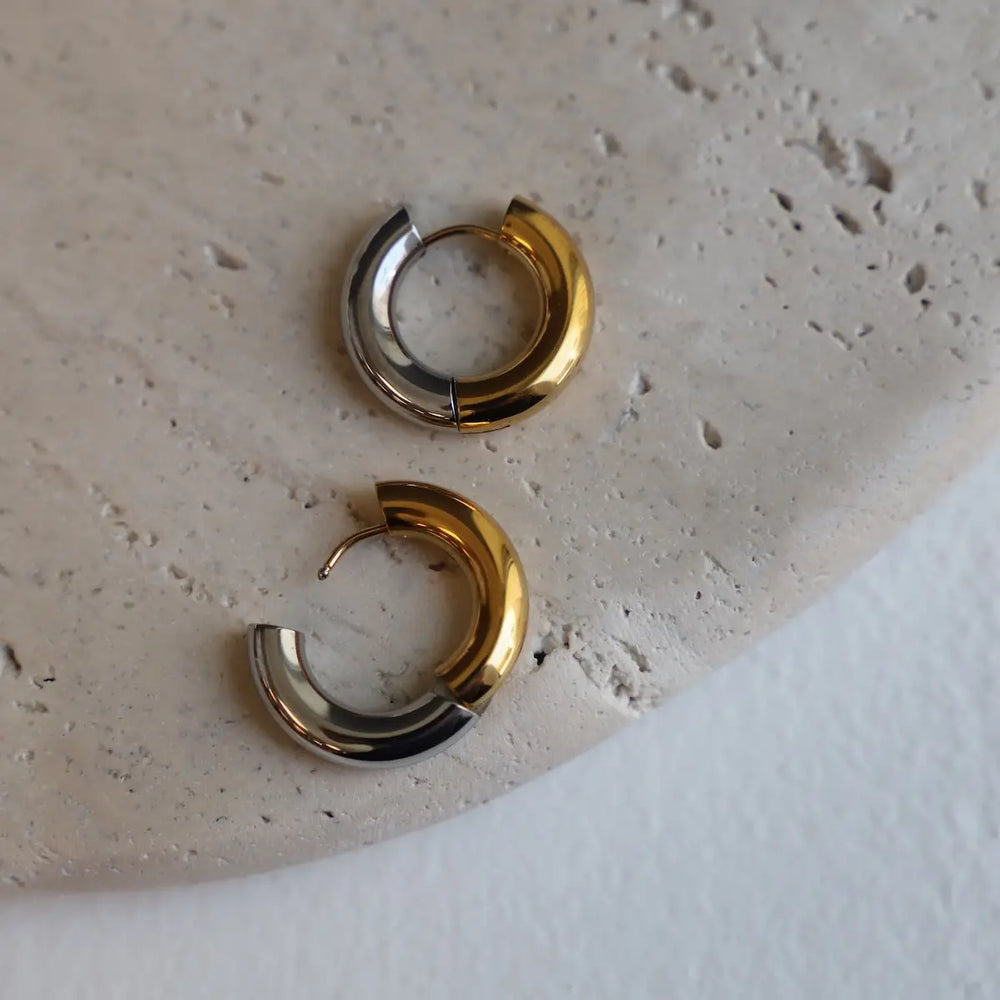 The Katie Waltman Jewelry Stainless Steel Hoops