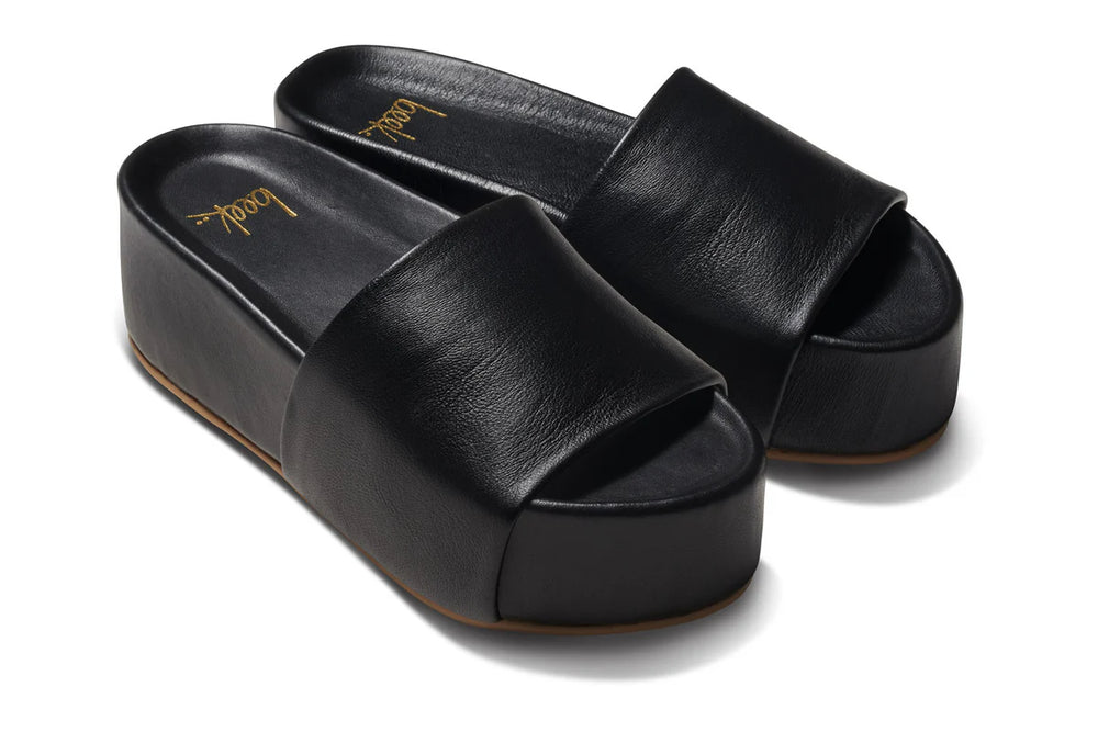 
                      
                        The Black Albatross Leather Platform Sandal by beek
                      
                    