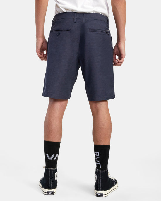 Load image into Gallery viewer, RVCA Back In Hybrid 19&amp;quot; Short - Denim Heather
