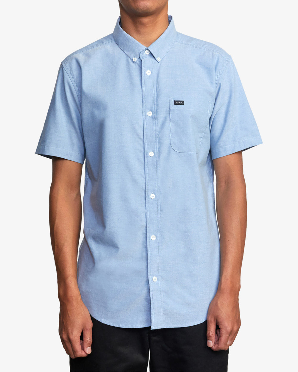 RVCA That'll Do Stretch Short Sleeve - Oxford Blue