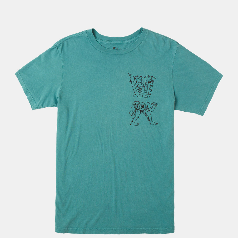 
                      
                        RVCA Dmote Creeps Tee - Teal Sunwash
                      
                    