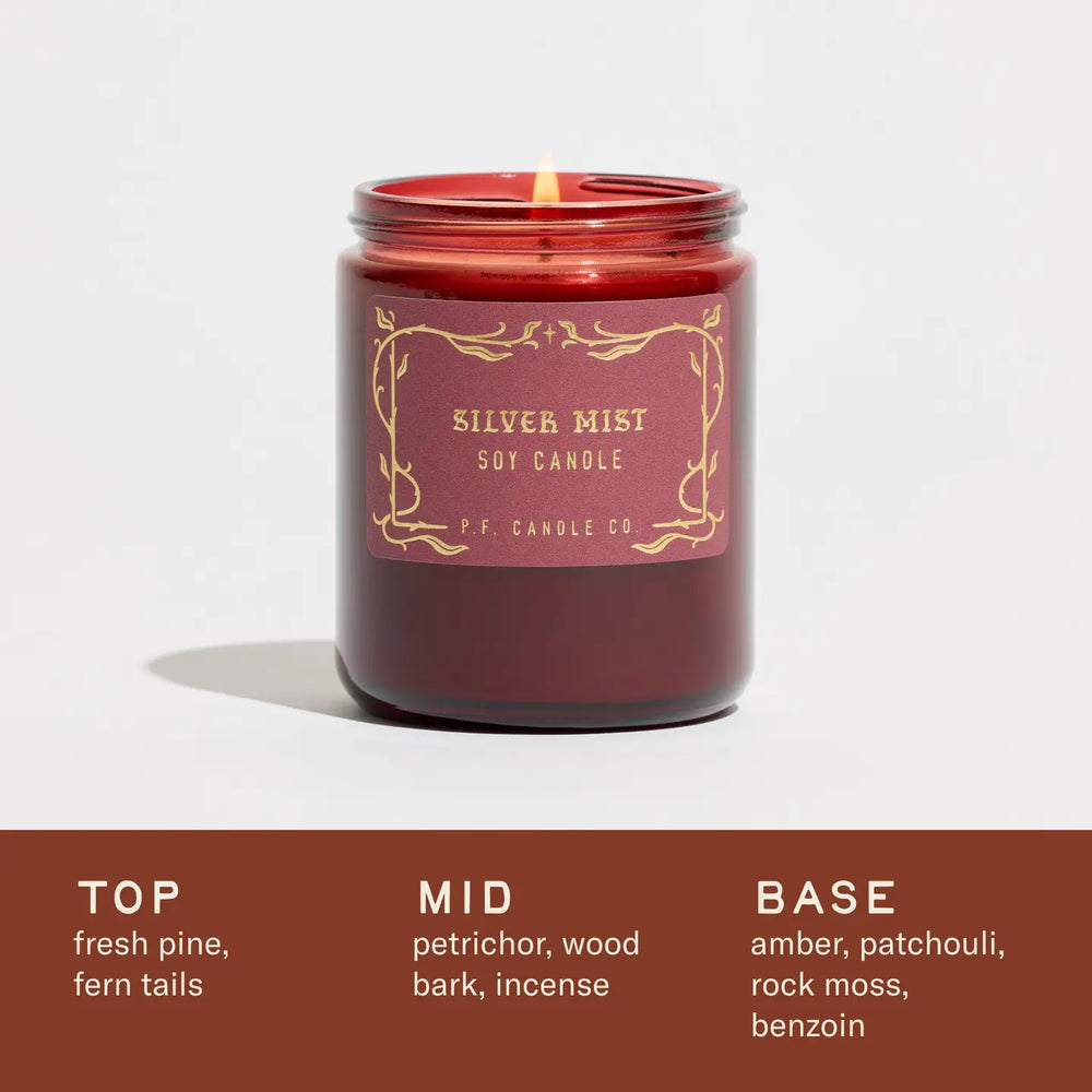 The P.F. Candle Co. Silver Mist Soy Candle