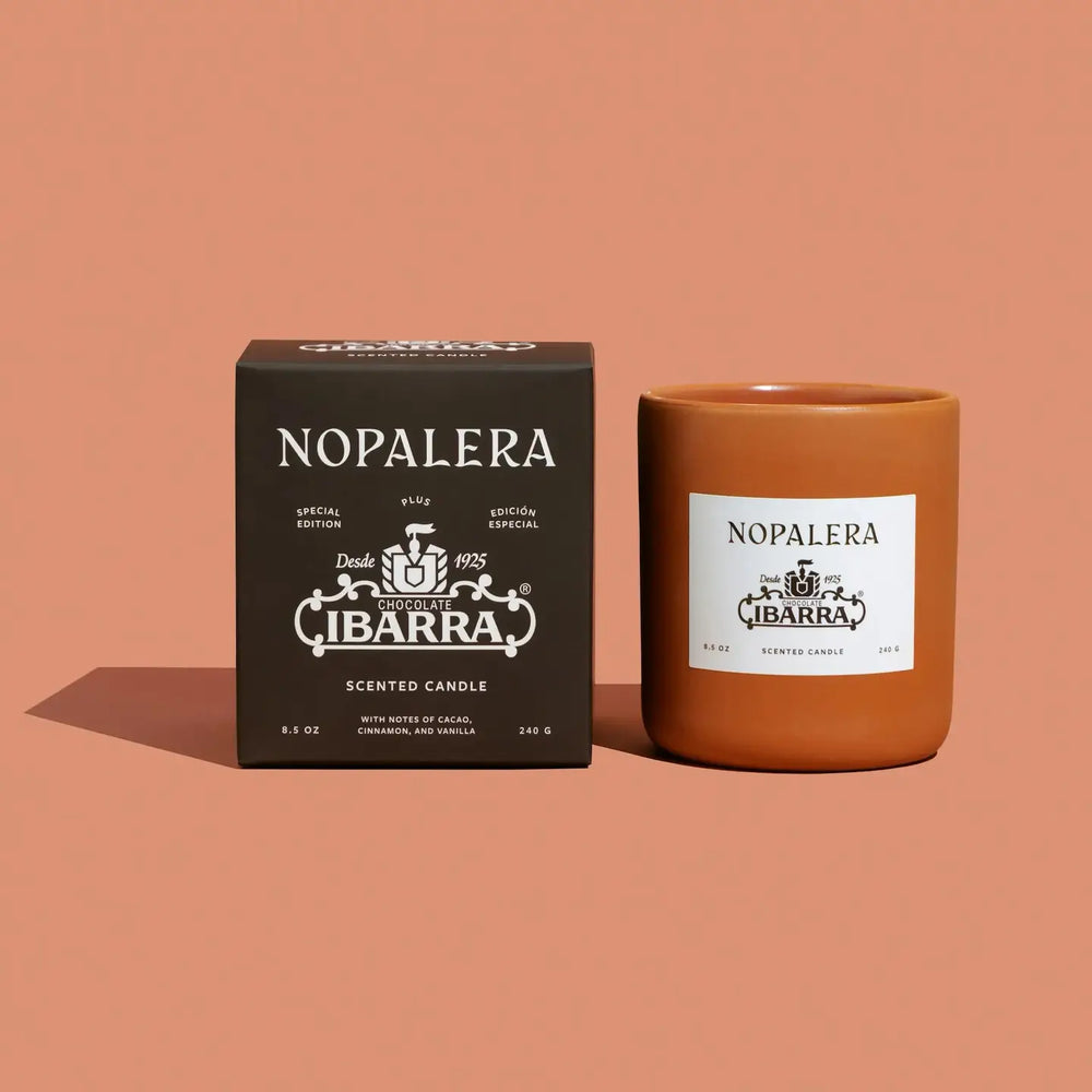 Nopalera X Ibarra Mexican Hot Chocolate Candle