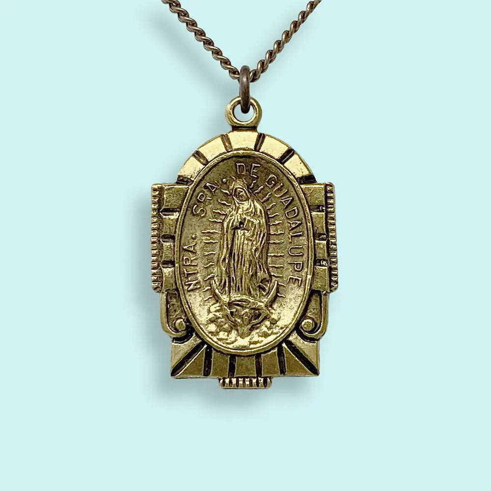 
                      
                        Madonna Medallion Necklace
                      
                    