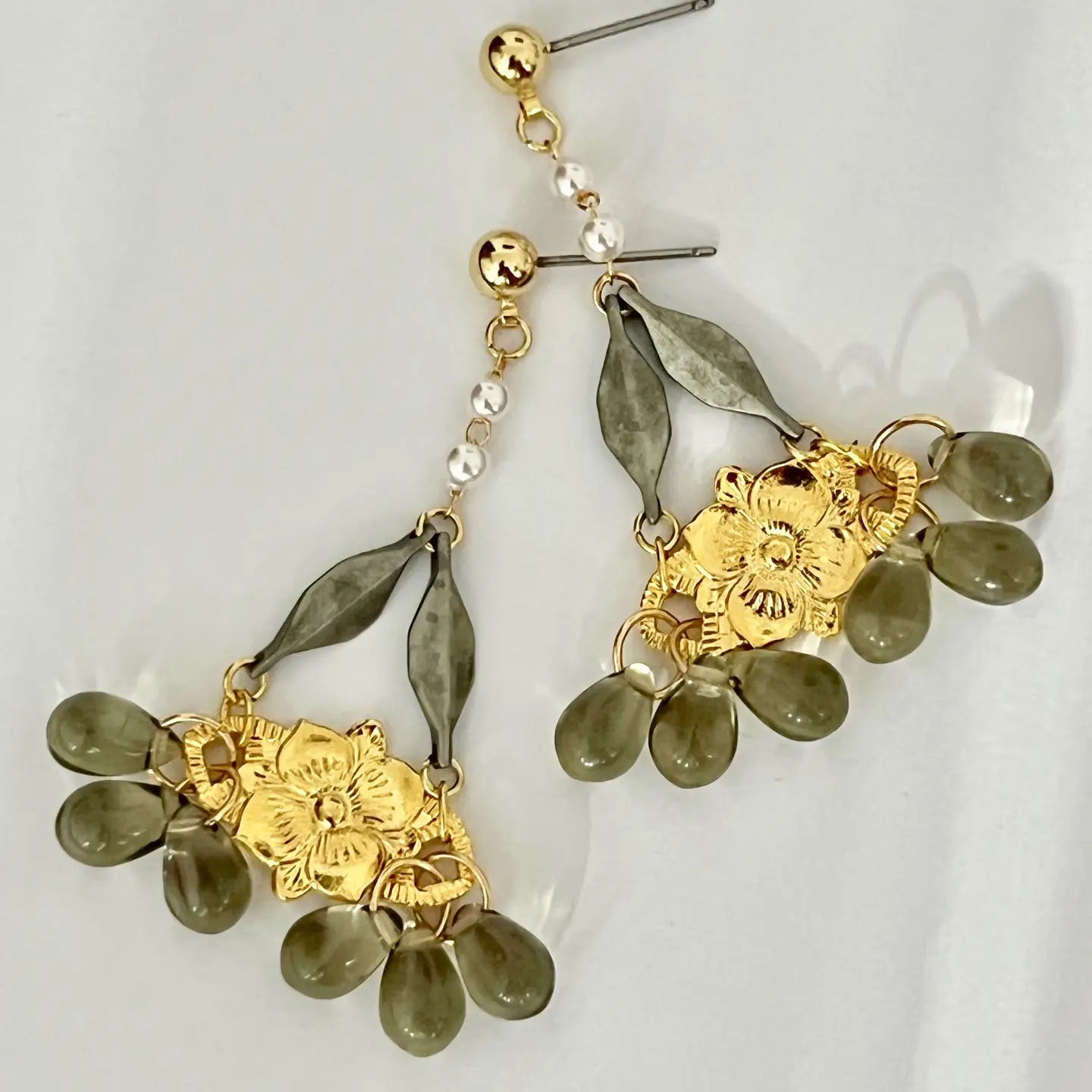 Shop the festive Robin Earrings by Sandrine France Studio at Harbour Thread 