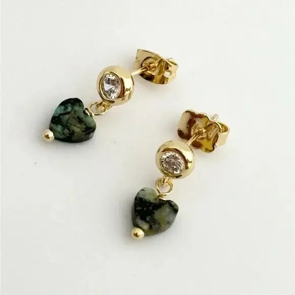 Shop the Bolchy Heart Stud Earrings by Tramps + Thieves at Harbour Thread