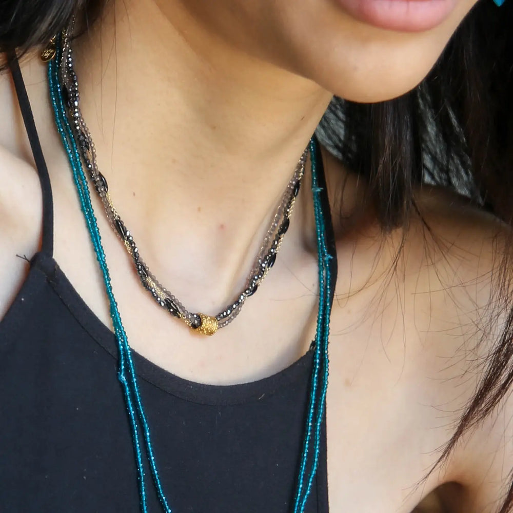 Catherine Page Chiffon Multi Strand Necklace