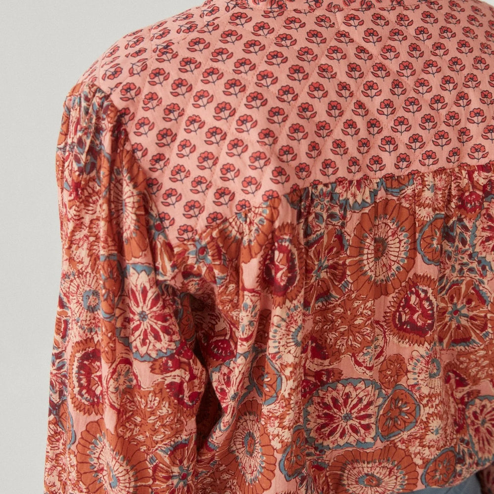 Back view of the Kaleido Garden Beatrice Blouse by Maison Hotel