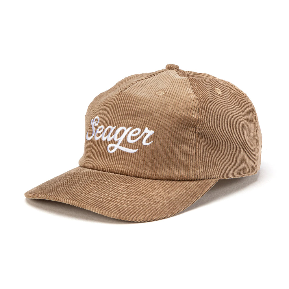 
                      
                        Front view of the Big Khak Corduroy Snapback Hat by the brand Seager
                      
                    