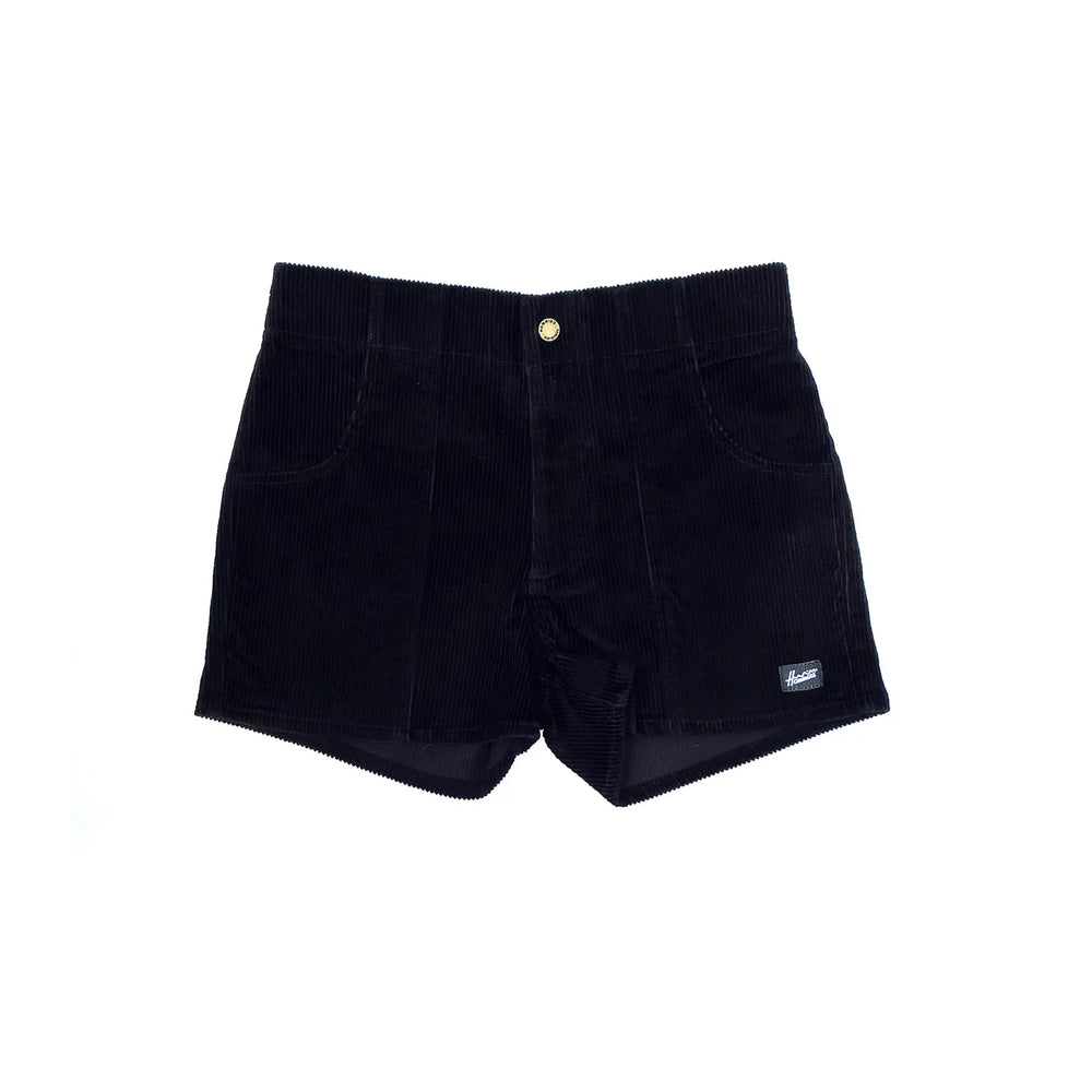 
                      
                        Front view of the Women's black Hammies Shorts 
                      
                    