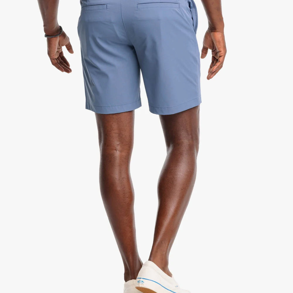 
                      
                        Back view of Southern Tide's brrr°®-die 8" Performance Short in the color Dark Seas
                      
                    