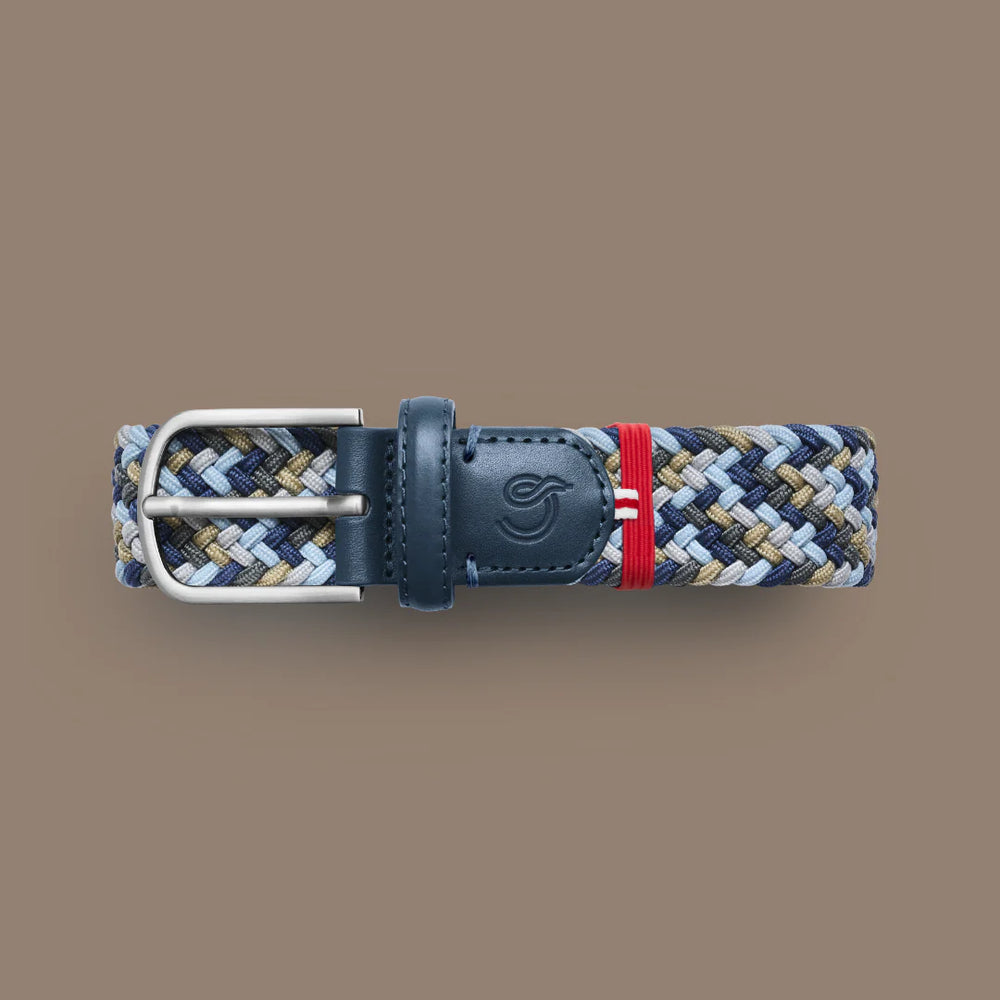 La Boucle Buckingham Belt - Navy/Verbier